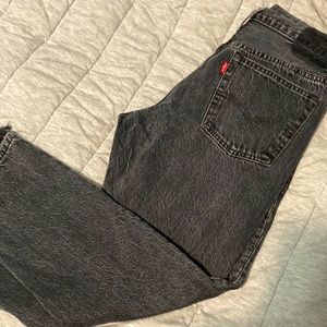 Levi’s 501’s High Rise Skinny Jean Washed Black